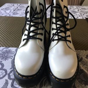 Doc Martens AirWair Combat Boots. Worn once. Like new. Perfect condition.